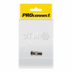 Переходник антенный, (штекер TV - штекер TV) PROconnect - REXANT
