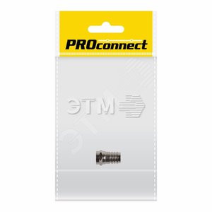 Разъем антенный на кабель, штекер F для кабеля RG-6 под обжим, PROconnect - REXANT