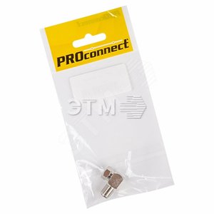 Переходник антенный, (штекер F - гнездо F), угловой PROconnect (etm05-4203-4-7) - REXANT