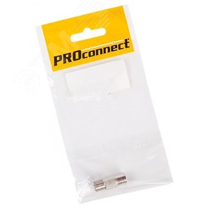 Переходник антенный, (гнездо F - гнездо TV) PROconnect - REXANT