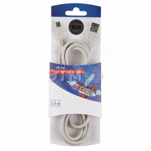 Шнур  шт mini USB - шт USB-A  1.8M  (etm06-3156) - REXANT