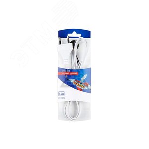 Шнур сетевой 1.5М без розетки белый | 06-3250 | REXANT