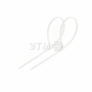 Хомут-стяжкa нeйлонoвая 80x2,5 мм, белая, упаковка 25 шт. | 07-0080-25 | REXANT