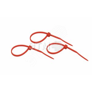 Хомут-стяжкa нeйлонoвая 100x2,5 мм, красная, упаковка 25 шт (etm07-0106-25) - REXANT