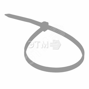Хомут-стяжка кабельная нейлоновая 300 x3,6 мм, серая, упаковка 100 шт. | 07-0300-3 | REXANT - REXANT