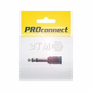 Переходник аудио,шт 6,3 мм-гн 3,5мм PROconnect - REXANT