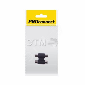 Переходник аудио 2 гнезда RCA - 2 гнезда RCA, бинокль,PROconnect (etm14-0433-7) - REXANT