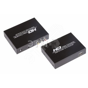 Конвертер HDMI на 3 RCA, металл | 17-6915 | REXANT - REXANT