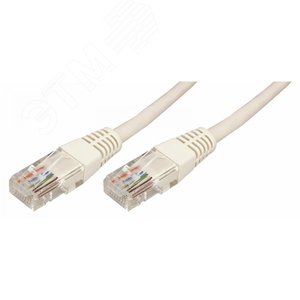 Патч-корд U/UTP CAT5e PVC серый 2 м - REXANT