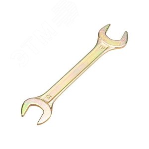 Ключ рожковый 17х19 мм желтый цинк