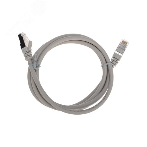 Патч-корд F/UTP CAT 6, RJ45-RJ45, 26AWG, LSZH, серый, 1.5м, - REXANT