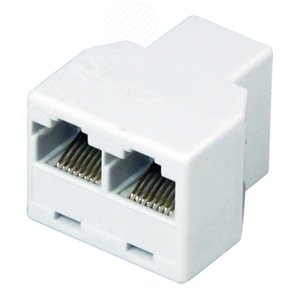 Двойник компьютерный RJ-45(8P-8C) (гнездо - 2 гнезда), - REXANT