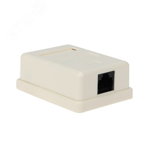Розетка компьютерная 1 порт RJ-45 (8P8C) cat 5e внешняя, - REXANT