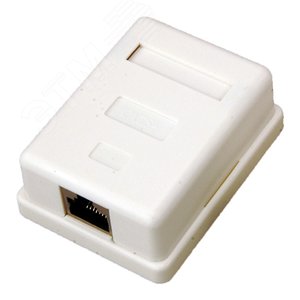 Розетка компьютерная внешняя. 1-порт RJ-45 (8P8C). FTP экраниров. категория 5e, - REXANT