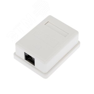 Розетка компьютерная внешняя 1-порт RJ-45 8P8C UTP неэкранированная. кат6, - REXANT