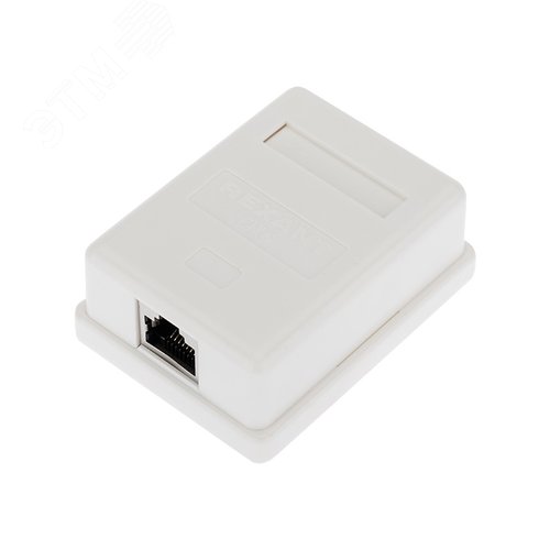 Розетка компьютерная внешняя 1-порт RJ-45 8P8C FTP экранированная кат6 - REXANT