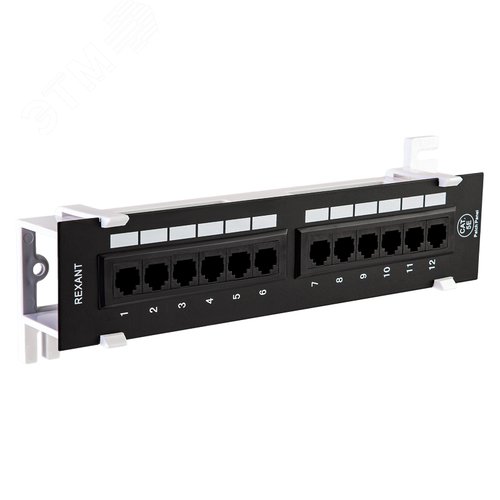 Патч-панель 10' 12 портов UTP RJ-45 CAT5e - REXANT