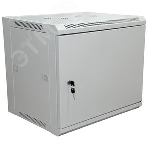 Шкаф настенный телекоммуникационный разборный 12U 600x450x635мм дверь металл серый (RAL 7035) PRO - REXANT
