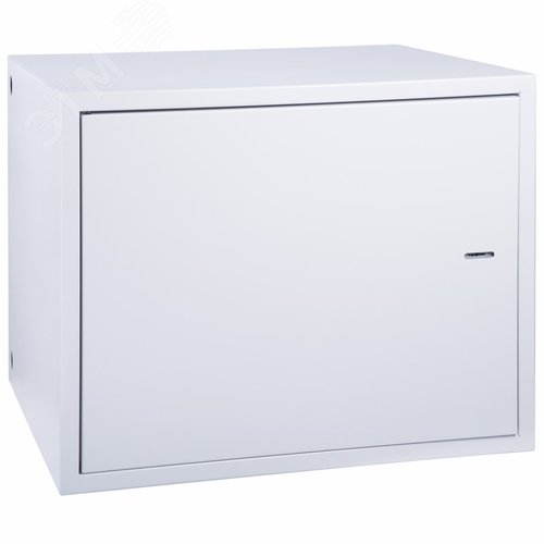 Шкаф настенный 19 АНТИВАНДАЛЬНЫЙ распашной 10U 600х500х500мм RAL7035, - фото 2