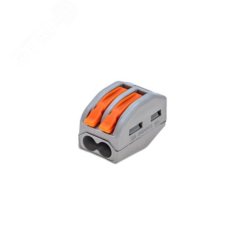 Клемма универсальная СМК 222-412, 2-проводная серая 0,08-2,5 4 кв мм, 10 шт, REXANT