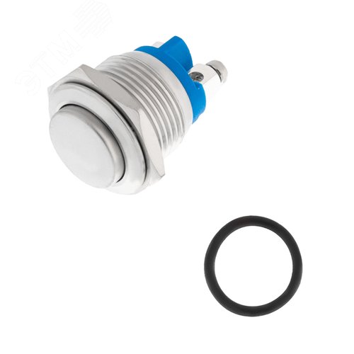 Кнопка антивандальная ?16 Б/Фикс (2с винт) (ON)-OFF выпуклая (A16-A3) (в упак. 1шт.) | 06-0348-A | REXANT