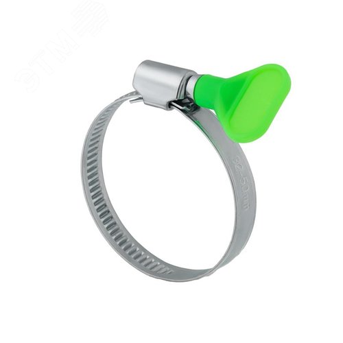 хомут червячный 32-50-0,7 мм, с ключом w REXANT