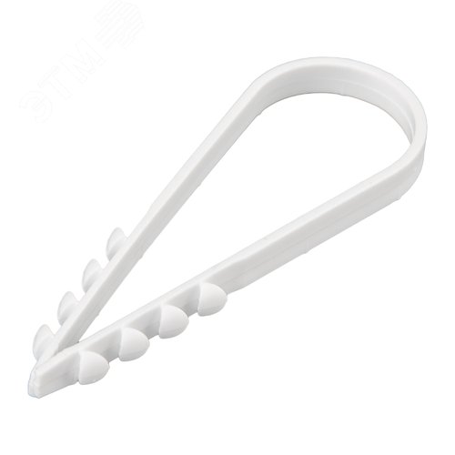 Дюбель-хомут нейлоновый 19-25 мм, белый, 100 шт., REXANT