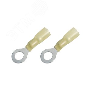 Наконечник кольцевой изолир термоусаживаемый  6.5 мм 4-6 кв мм (НКи-т 6.0-6 НКи-т5,5-6), REXANT