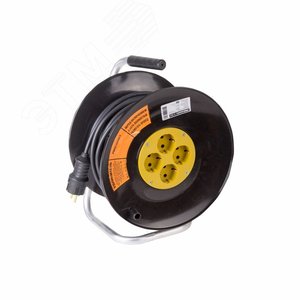 Удлинитель силовой на катушке 4 гнезда с заземлением 50 м 3х2,5мм2 PROFESSIONAL