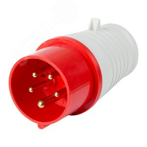 Вилка 015 переносная 3Р+РЕ+N 16А 380В IP44, REXANT