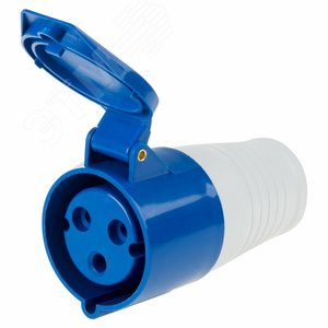 Розетка 223 переносная 2Р+РЕ 32А 220В IP44, REXANT