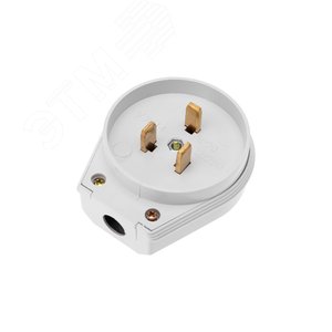 Вилка ВШ для электрической плиты 32А, 250В, 2Р+РЕ  белая REXANT - REXANT