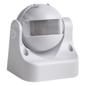 Датчик движения настенный ДДС02 180 градусов 1200 Вт 3-2000Лк 12 м 10-420 секунд IP44