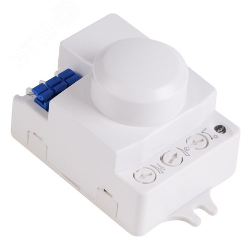 Датчик движения настенно-потолочный микроволновый ДДНПМ 01 180/360 1200 Вт 3-2000Лк 3-6м 10-720 секунд 58ГГц