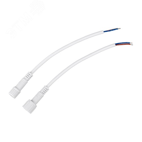 Соединительный кабель (2pin) герметичный (IP67) 2х0.35 кв мм белый, REXANT - REXANT