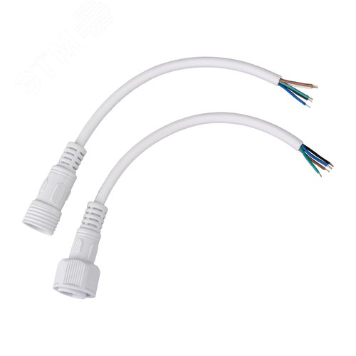 Соединительный кабель (5pin) герметичный (IP67) 5х0.5кв мм  белый, REXANT - REXANT