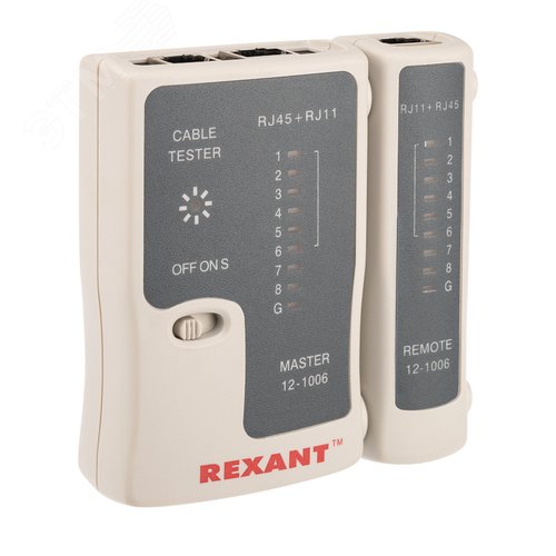 Тестер кабеля RJ-45+RJ-11 468, - REXANT