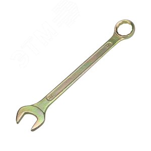 Ключ комбинированный 27 мм, желтый цинк