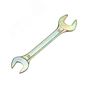 Ключ рожковый 13х14 мм, желтый цинк