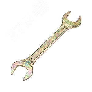 Ключ рожковый 20х22 мм, желтый цинк