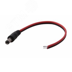 Разъем питания штекер 2.1х5.5x10 мм с проводом 20 см | 14-0313 | REXANT