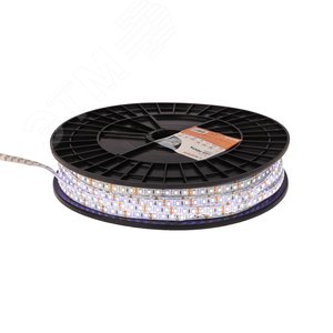 LED лента уличная силикон, 10мм, IP65, SMD 2835, 120 LED/m, 12V, белая, бухта 100м (141-367) - NEON-NIGHT