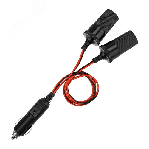 Разветвитель автоприкуривателя 2 гнезда шнур,