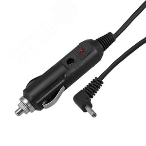 Автозарядка с индикатором 1.4х3.4 разъем АЗУ шнур прямой 1.5 м