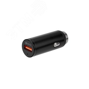 Устройство зарядное в прикуриватель USB, 5V, 2.4 A, черное, - REXANT