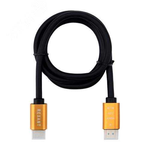Кабель HDMI - HDMI 2.0, 1м., GOLD - REXANT