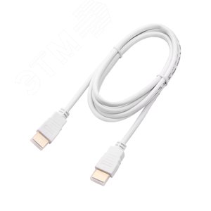 Кабель HDMI - HDMI 1.4, 2 м., белый GOLD - REXANT