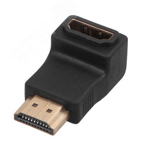 Переходник штекер HDMI - гнездо HDMI, угловой,, - REXANT
