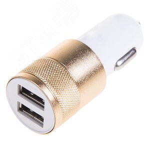Автозарядка в прикуриватель 2хUSB АЗУ 1000+2100 mA - REXANT