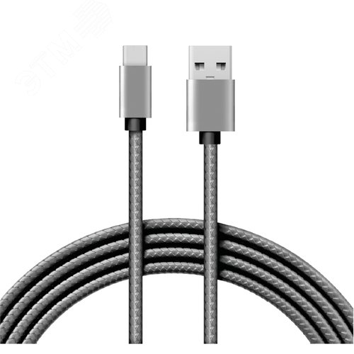 Кабель USB-Type-C/3A/nylon/grafit/1m/REXANT |18-1896 | REXANT - REXANT